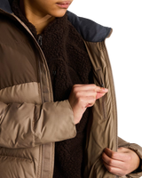 Saikuru Jacket in Garnet & Smokey Brown