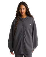 Essential Oversized Zip Hoodie in Anthracite Grey