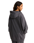 Essential Oversized Zip Hoodie in Anthracite Grey