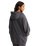 Essential Oversized Zip Hoodie in Anthracite Grey