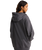 Essential Oversized Zip Hoodie in Anthracite Grey