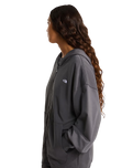 Essential Oversized Zip Hoodie in Anthracite Grey