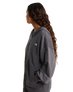 Essential Oversized Zip Hoodie in Anthracite Grey