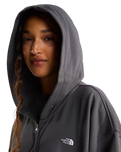 Essential Oversized Zip Hoodie in Anthracite Grey
