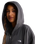 Essential Oversized Zip Hoodie in Anthracite Grey