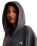 Essential Oversized Zip Hoodie in Anthracite Grey