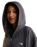 Essential Oversized Zip Hoodie in Anthracite Grey