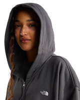 Essential Oversized Zip Hoodie in Anthracite Grey