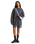 Essential Oversized Zip Hoodie in Anthracite Grey