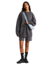 Essential Oversized Zip Hoodie in Anthracite Grey