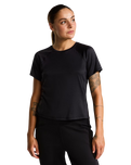 The The North Face Womens Jaida T-Shirt in Black & Dark Heather
