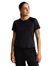 The The North Face Womens Jaida T-Shirt in Black & Dark Heather