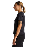 The The North Face Womens Jaida T-Shirt in Black & Dark Heather