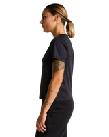The The North Face Womens Jaida T-Shirt in Black & Dark Heather