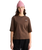 The The North Face Womens Essential Simple Dome Boxy T-Shirt in Smokey Brown
