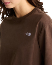 The The North Face Womens Essential Simple Dome Boxy T-Shirt in Smokey Brown