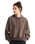 Essential Simple Dome Boxy Oversized Hoodie in Smokey Brown