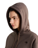 Essential Simple Dome Boxy Oversized Hoodie in Smokey Brown