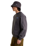 Retro Trail Sweatshirt in Anthracite Grey