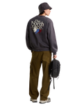 Retro Trail Sweatshirt in Anthracite Grey