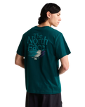 The The North Face Mens Retro Trail T-Shirt in Pacific Teal
