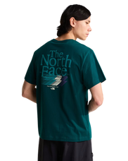 The The North Face Mens Retro Trail T-Shirt in Pacific Teal