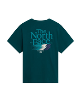 The The North Face Mens Retro Trail T-Shirt in Pacific Teal
