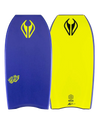 The NMD Njoy PE 40" Bodyboard in Dark Blue & Yellow