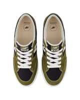 Franky Villani 417 Low Shoes in Dark Olive & Black