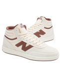 Numeric 440 High V2 Shoes in Sea Salt & Dark Brown