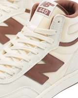 Numeric 440 High V2 Shoes in Sea Salt & Dark Brown