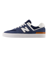 Numeric 574 Vulcanized Shoes in Vintage Indigo