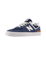 Numeric 574 Vulcanized Shoes in Vintage Indigo