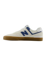 Numeric 574 Vulcanized Shoes in Sea Salt & Dark Shoreline Blue