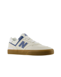 Numeric 574 Vulcanized Shoes in Sea Salt & Dark Shoreline Blue