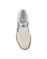 Numeric 574 Vulcanized Shoes in Sea Salt & Dark Shoreline Blue