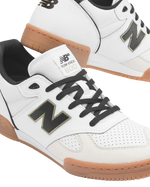 Tom Knox 600 Signature Shoes in White & Black