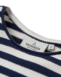 The Passenger Womens Panorama Striped Long Sleeve T-Shirt in Deep Navy