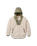 The Passenger Womens Beaumont Sherpa Hooded Fleece Jacket 2.0 in Vintage White
