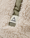 The Passenger Womens Beaumont Sherpa Hooded Fleece Jacket 2.0 in Vintage White