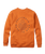 The Passenger Mens Escapism Sweatshirt in Sunset Orange