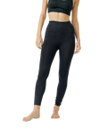 Good Karma High-Rise 7/8 Length Leggings in Washed Black