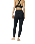 Good Karma High-Rise 7/8 Length Leggings in Washed Black