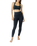 Good Karma High-Rise 7/8 Length Leggings in Washed Black