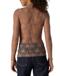 Lady Lux Layering Top in Chocolate Melt