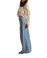 We The Free Lotus Balloon Jeans in Bijou Blue