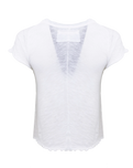 The Free People Womens Be My Baby T-Shirt in White