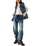 Moxie Pull On Barrel Jeans in Truest Blue