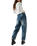 Moxie Pull On Barrel Jeans in Truest Blue