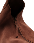Roma Suede Tote Bag in Coconut Shell